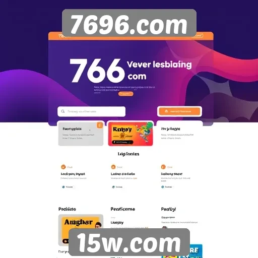 Interface do usuário no 7696.com é intuitiva e acessível
